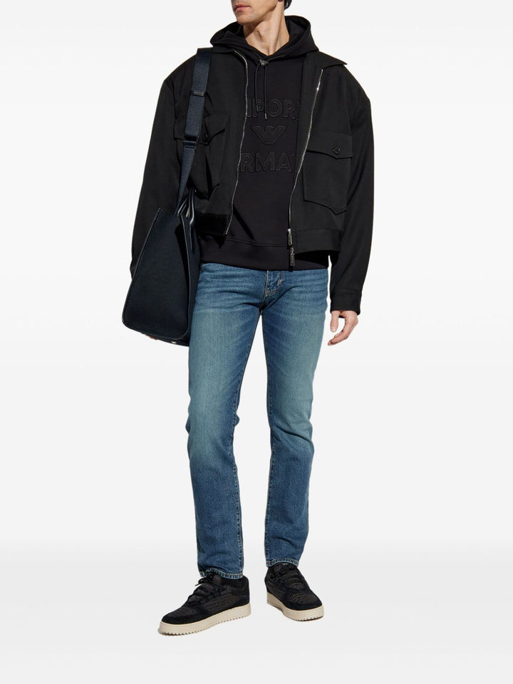 Emporio Armani Sweaters - Blacks and greys | d07a481d88973d5881050ac352bbc01f20622079