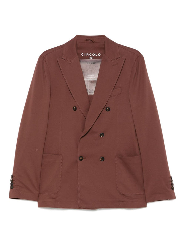 Cotton Double-Breasted Jacket