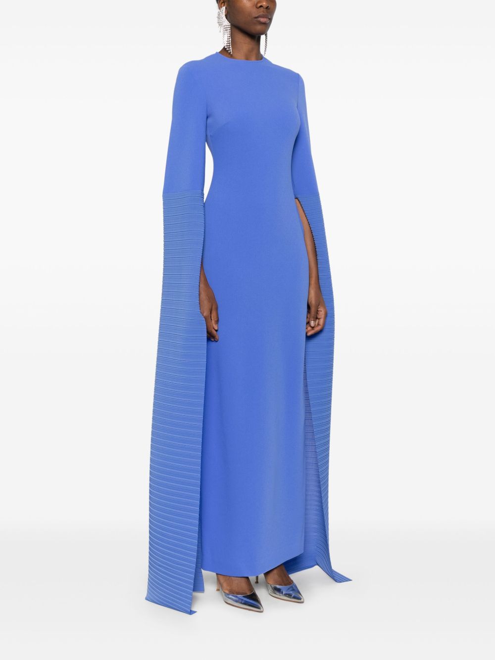Solace London Dresses Blue And Green | Wanan Luxury Solace London Dresses Blue And Green | Wanan Luxury