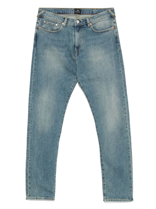 Tapered Denim Cotton Jeans
