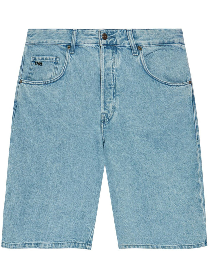 Emporio Armani Shorts - Blue and green | ddf0d4e0da5236357bb362624544195d87f01253