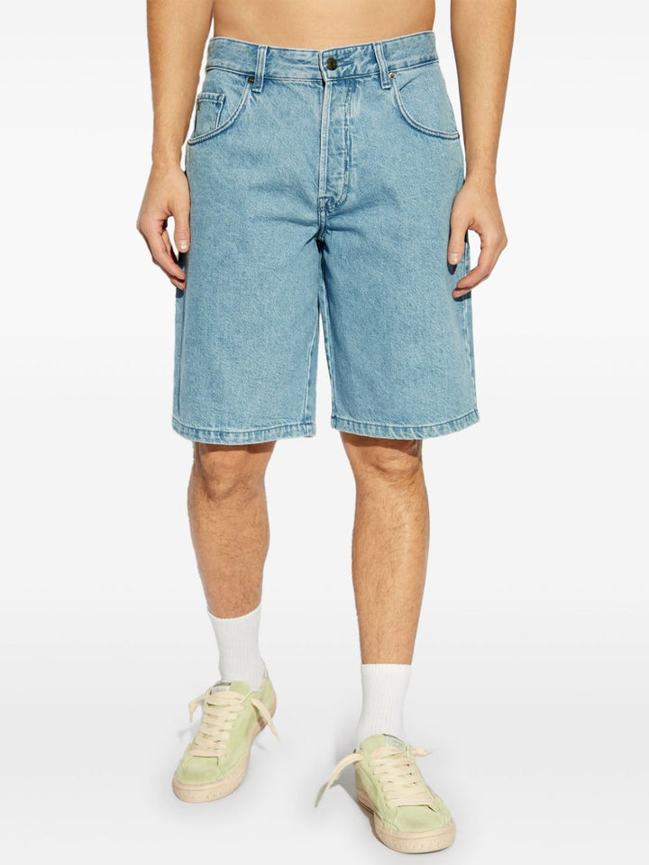 Emporio Armani Shorts - Blue and green | 6e52b2e13cec1083827a1775111d4e53eacc8364