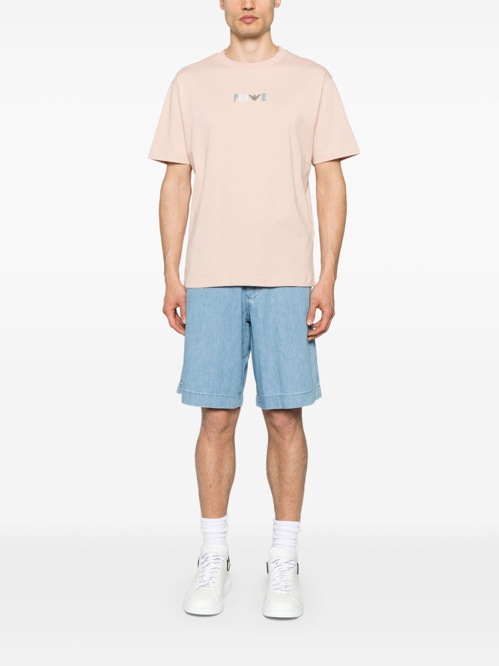 Emporio Armani Shorts - Blue and green | 393dee7dc5d9eaa48ab868aa081a0336663ab2f2