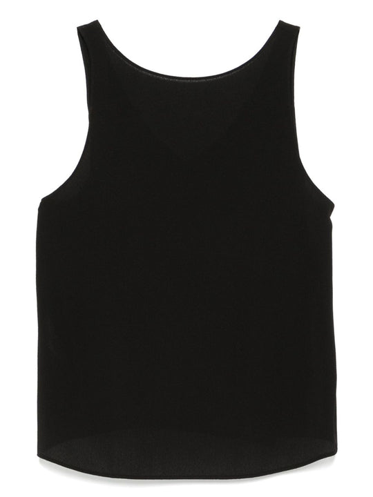 Crepe Sleeveless Top