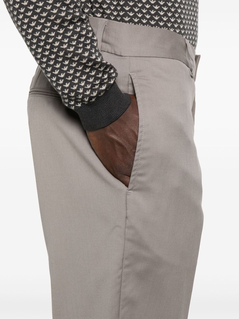 Emporio Armani Trousers - Brown | 19b14146faefc7f1fad2616720a700a7f71a0978