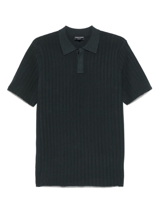 Ribbed Polo Shirt