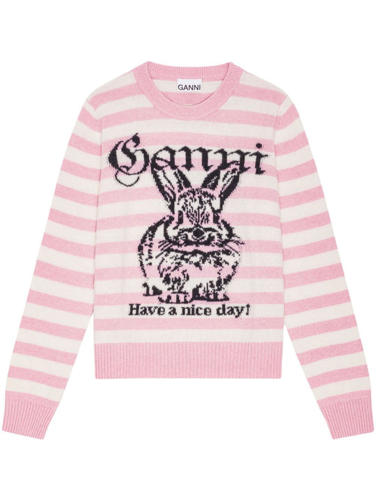 Bunny Wool Crewneck Jumper