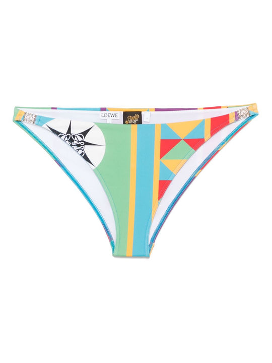 Printed Bikini Bottom