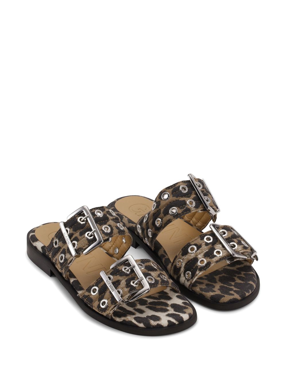 Ganni Sandals - Brown | 839858484b91c3a167b0a21af1ec5c82c1e27b23
