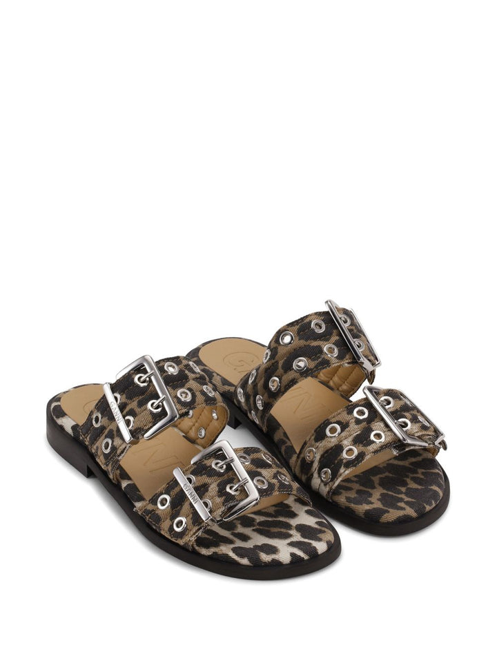 Ganni Sandals - Brown | 839858484b91c3a167b0a21af1ec5c82c1e27b23