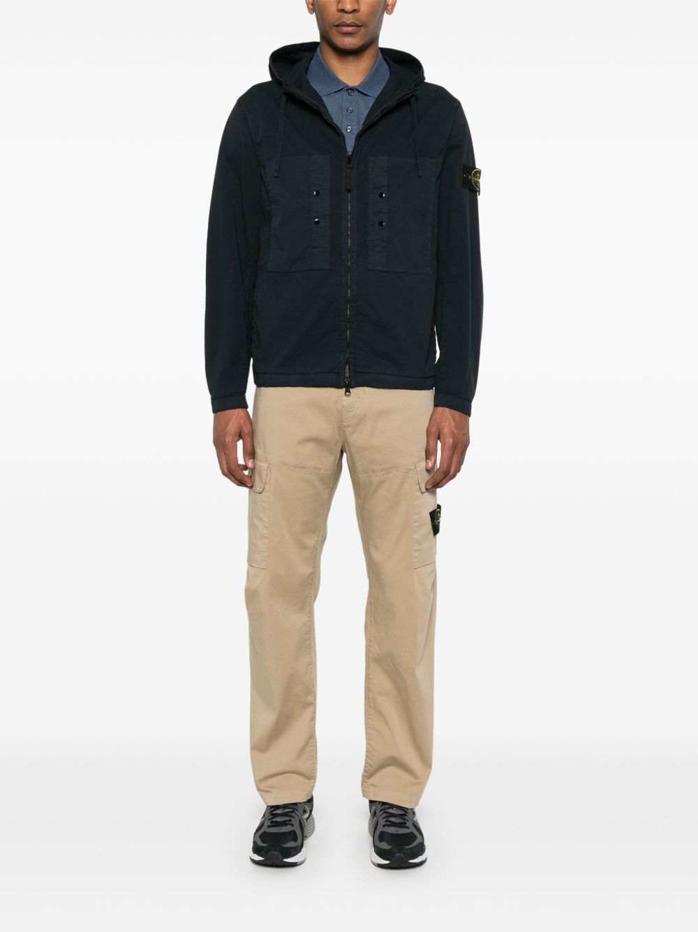 Stone Island Coats - Blue and green | 8202e3c5481f67d0830f255bee061b5a766d641f