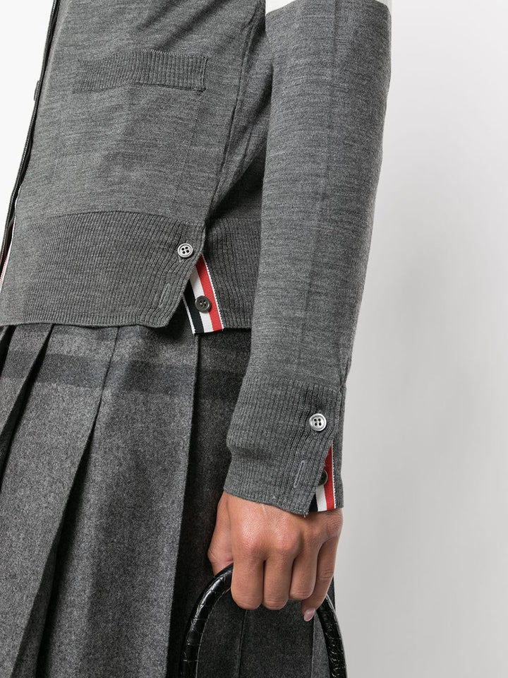 Thom Browne Sweaters - Blacks and greys | b74c236bcb862dbd7d70a59fdd00e65498af66ed