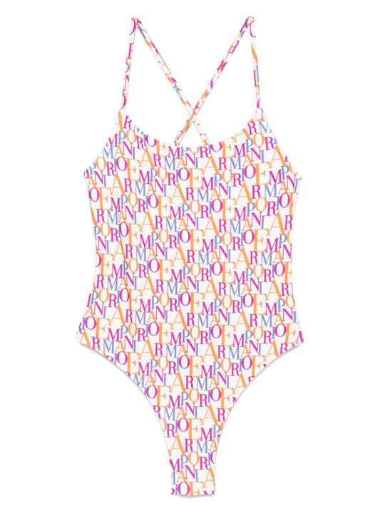 Allover Logo Swimsuit