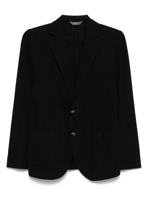 Cotton Single-Breasted Jacket