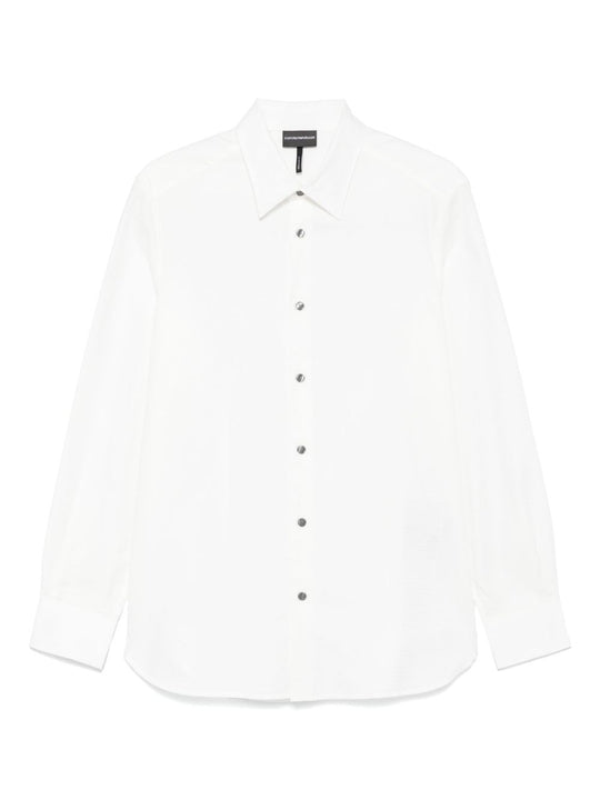 Allover Logo Cotton Shirt