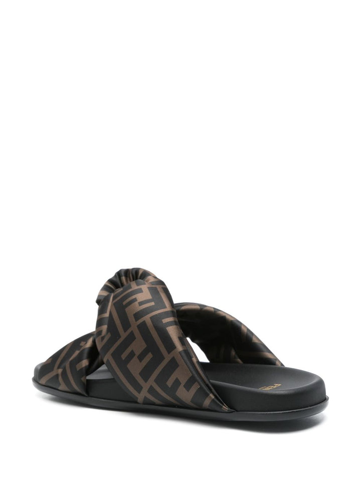 Fendi Sandals - Brown | 4335e28ab1ae4ddb1646248c44ff409714953236