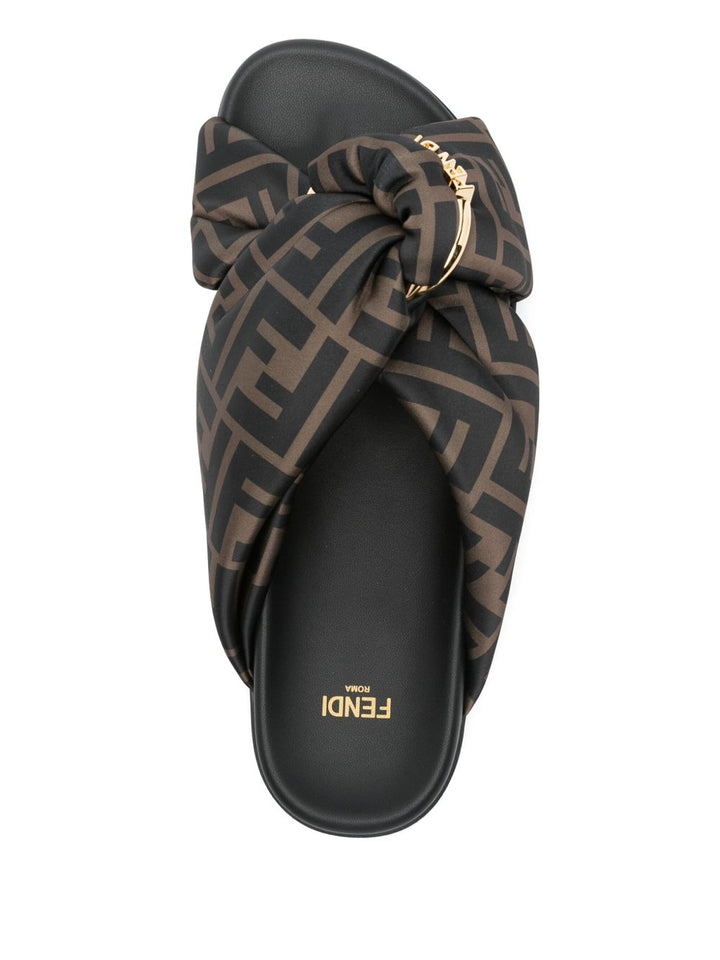 Fendi Sandals - Brown | a287456f40deabdb65027c4b4364c9abe5c5b7e8