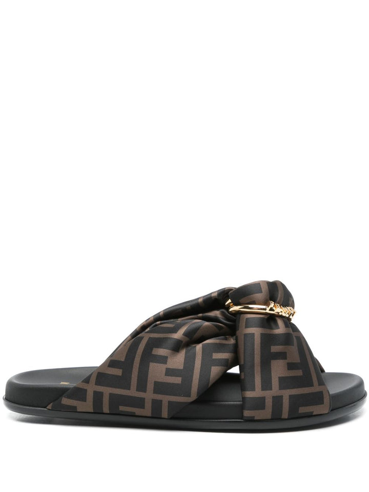 Fendi Sandals - Brown | dc175ec8d0c890178b4e6c5faeb0596a3e03e075