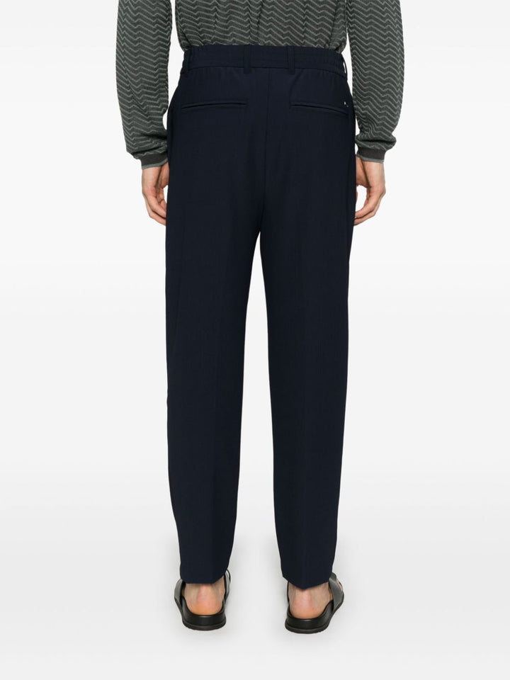 Emporio Armani Exclusive Trousers - Blue and green | 7129bf815e60e0ea0cb19b241f21a8793c02d521