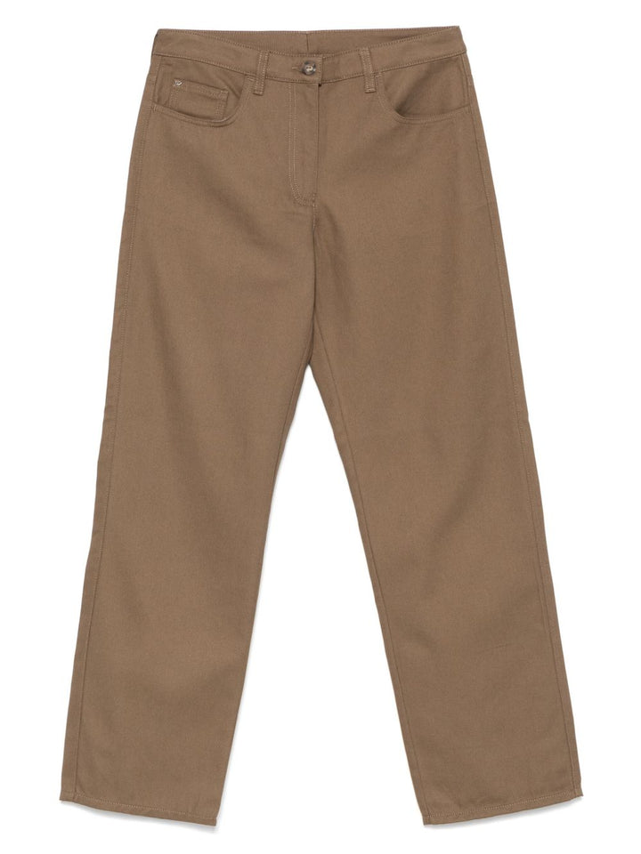 Emporio Armani Trousers - Brown | f6ae3cb5f657aeff11386dc86fdae157ae5c023c