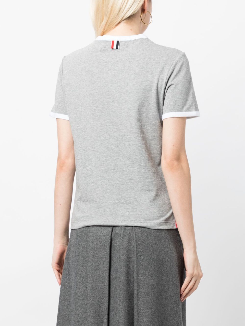 Thom Browne T-shirts and Polos - Blacks and greys | 32e3659a85311a0b456cd825c56347e56a60a6fc