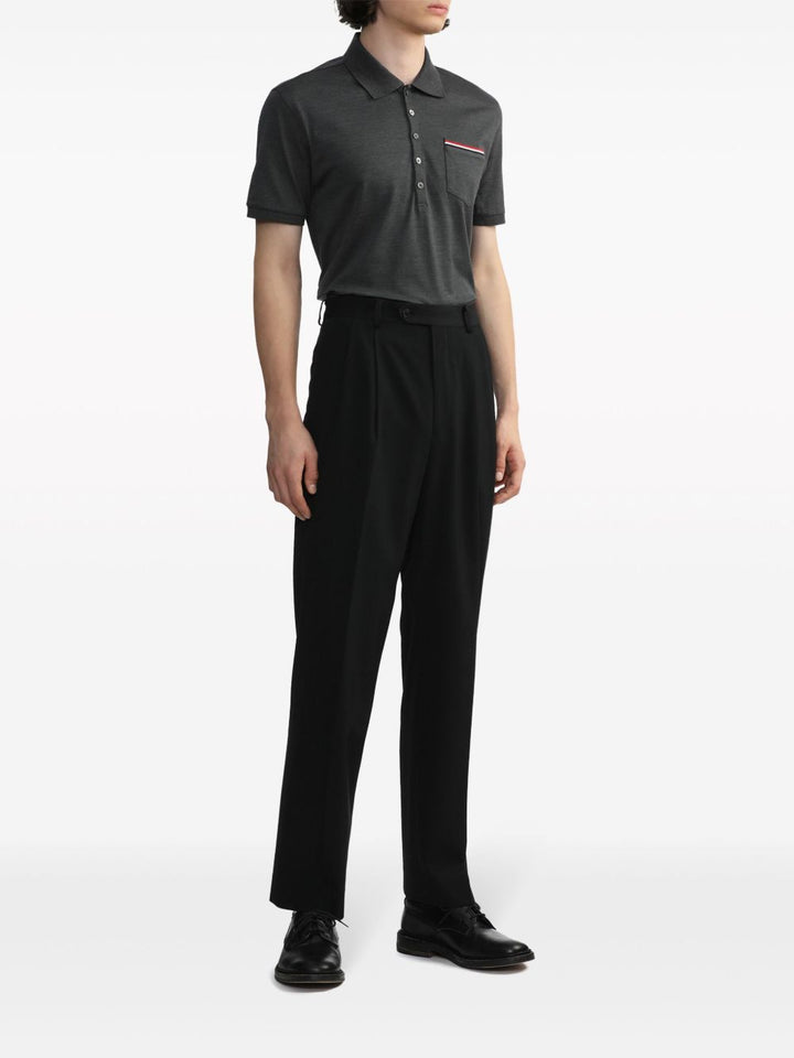 Thom Browne T-shirts and Polos - Blacks and greys | 60fa742940d2642c4f2130ac3148bd673f47e127
