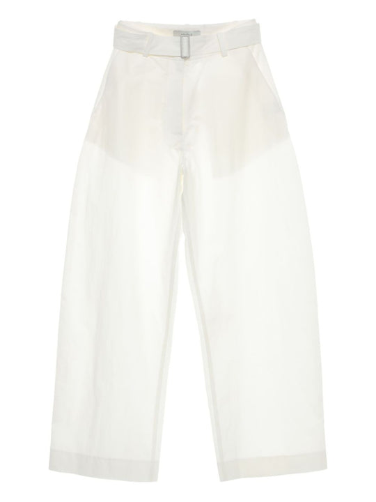 Round Leg Cotton Trousers