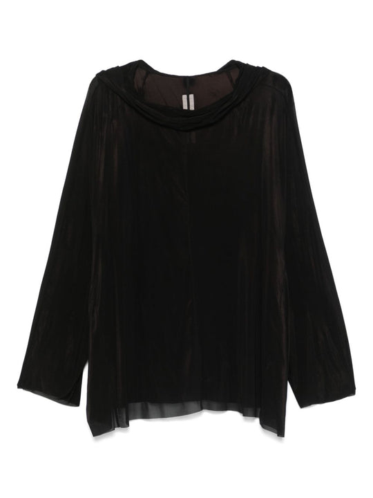 Wool Blend Belted Hoodie