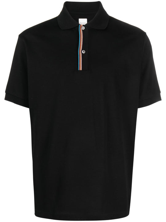 Signature Stripe Cotton Polo Shirt