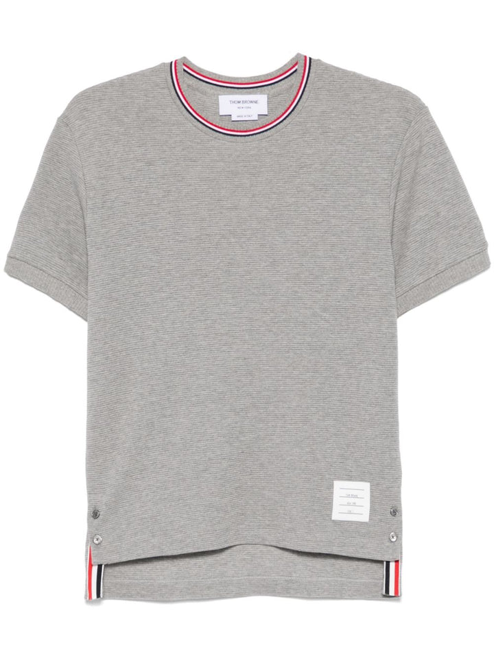 Thom Browne T-shirts and Polos - Blacks and greys | 97b33a3e806cc16a98032a0cbedde74160580c31