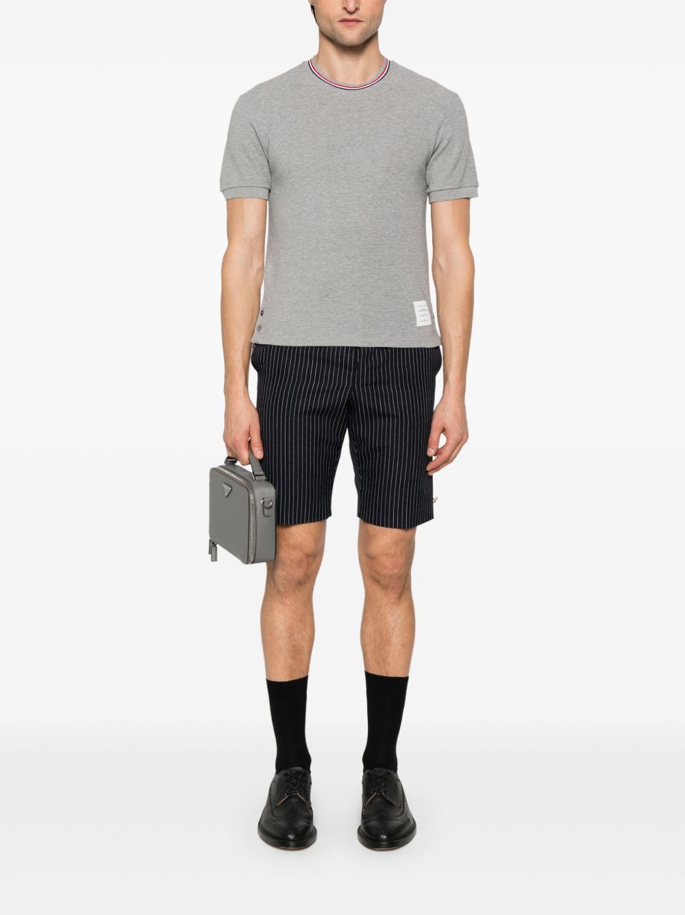Thom Browne T-shirts and Polos - Blacks and greys | d88899330e8bbacf105bf4e47768833411661c2c