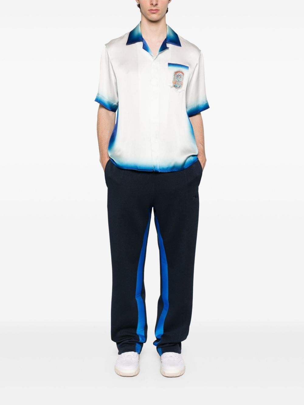 Adidas By Wales Bonner Trousers - Blue and green | 65b06ef1cb0858644ec26cec6fda586c16f5b291