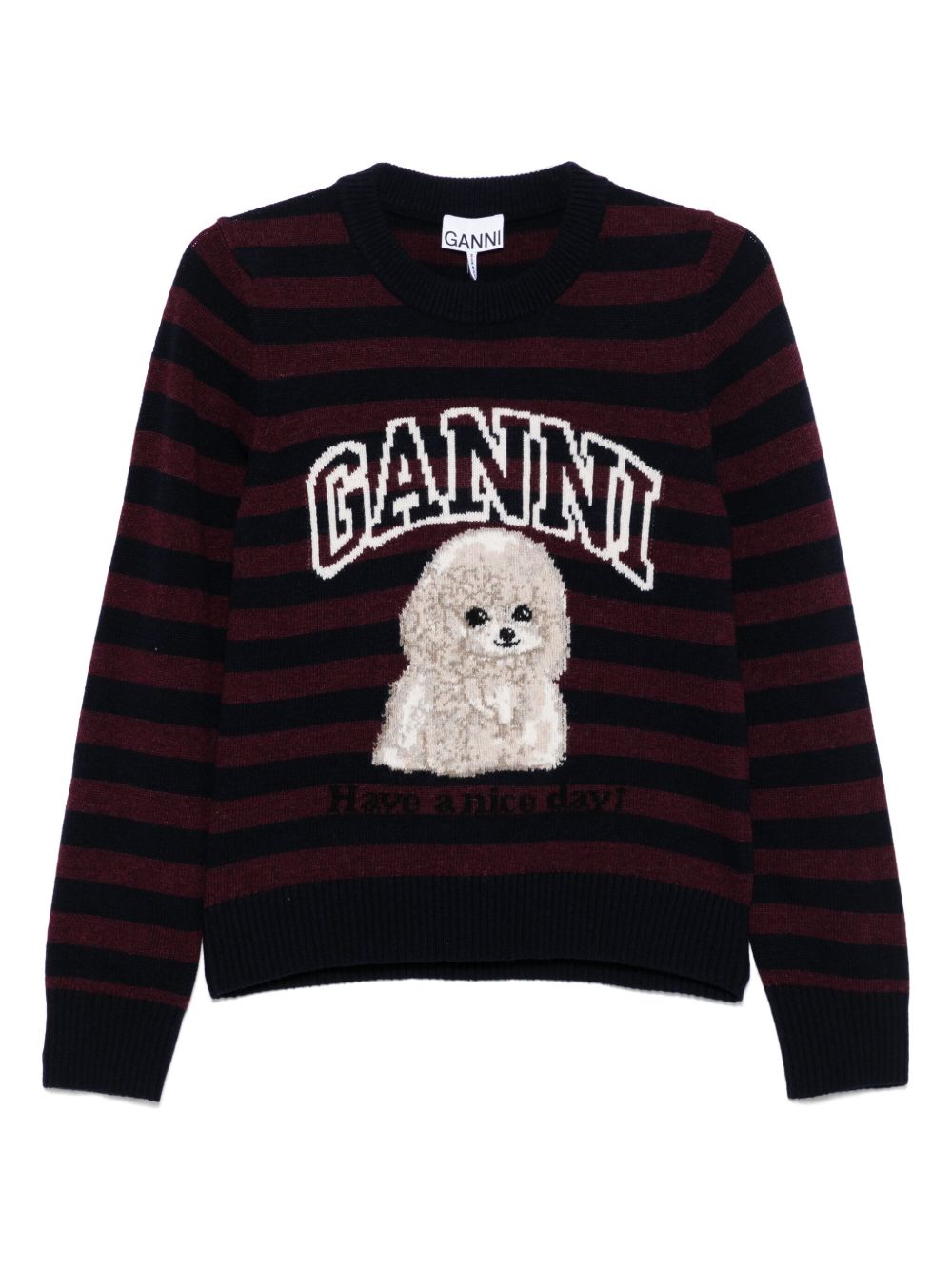 Ganni Sweaters - Brown | 495123a1cdd7aed19f859defbbf854b75743a0e9