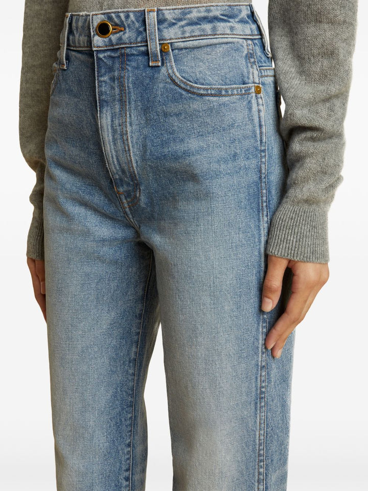 Khaite Jeans - Blue and green | 470364e4b257edc5a13711fd8318744c5e1ebbe5