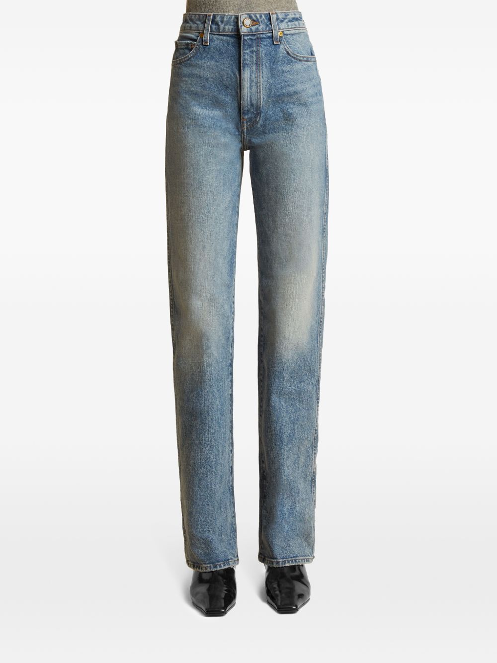 Khaite Jeans - Blue and green | 1b3f7a4bed4208f5ac32b7e9fa5f2e30beac97f8