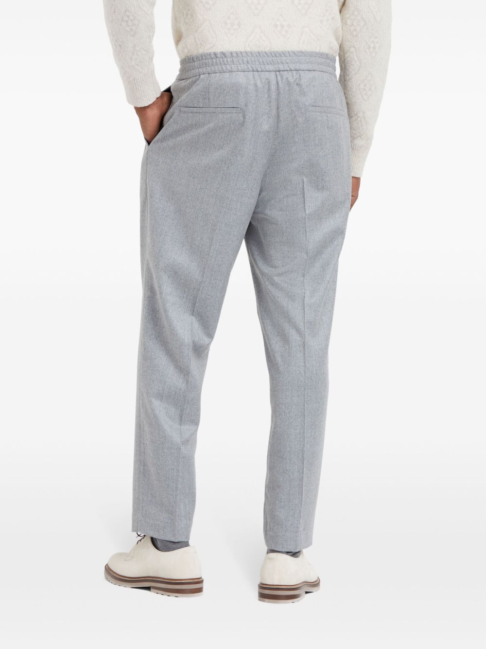 Brunello Cucinelli Trousers - Blacks and greys | fe606fb14f7ade07be6368ab67cc0b66d0dfa422