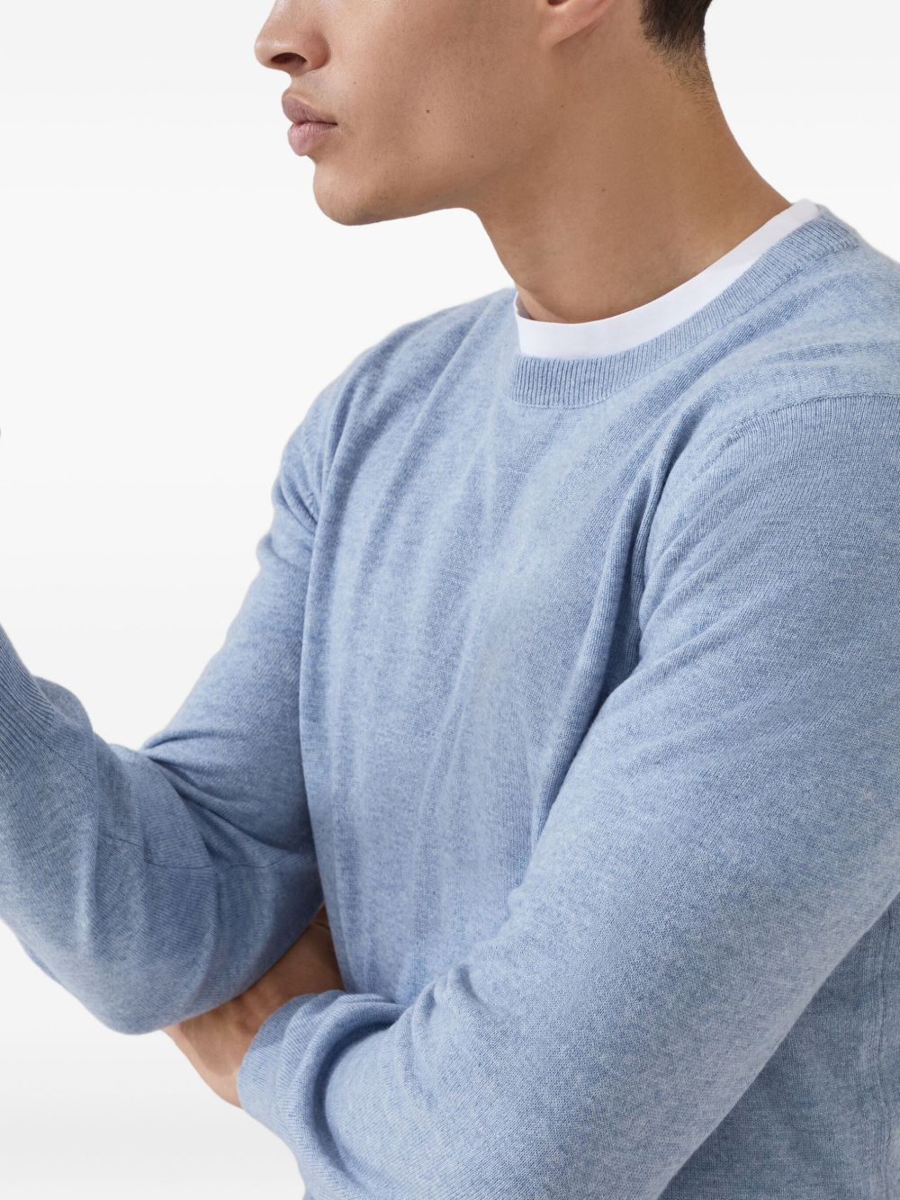 Brunello Cucinelli Sweaters - Blue and green | e0afc32a83e5c25c6bf96bdc077ad5e4ae1c3ee5