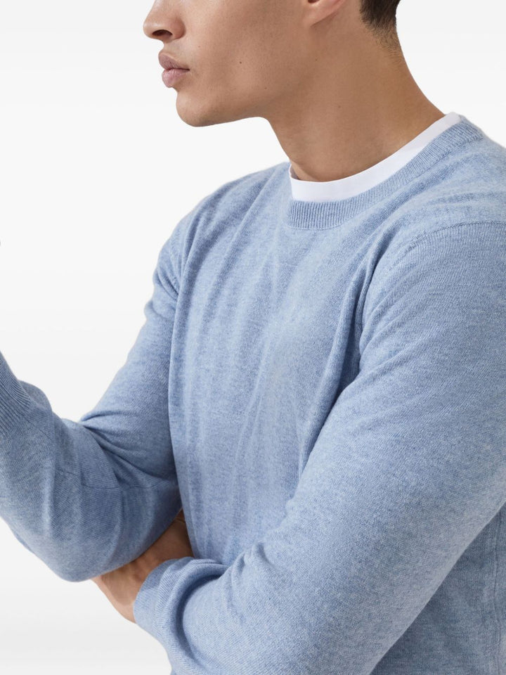 Brunello Cucinelli Sweaters - Blue and green | e0afc32a83e5c25c6bf96bdc077ad5e4ae1c3ee5