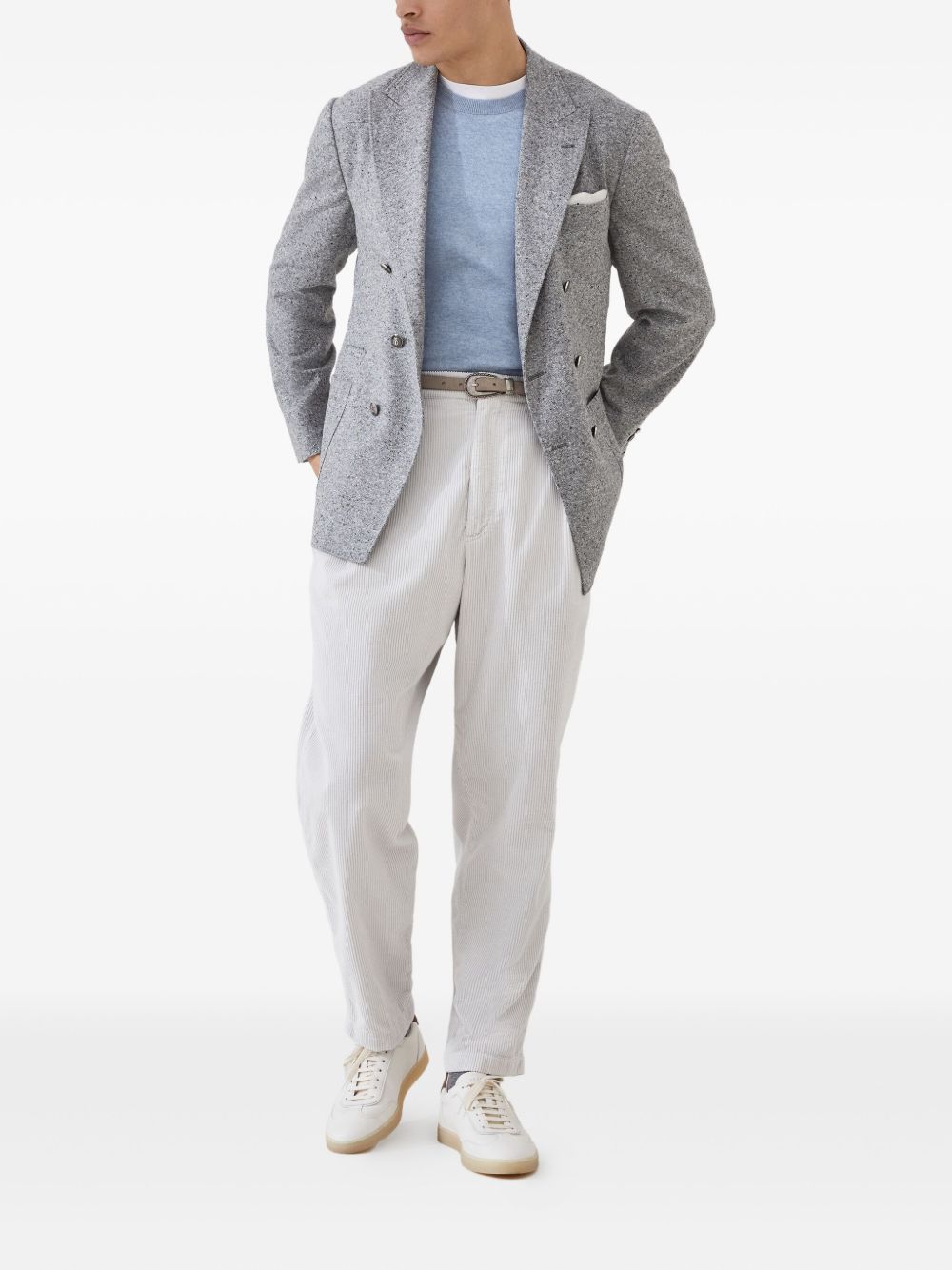 Brunello Cucinelli Sweaters - Blue and green | 1307e56bf0c3370725631487a6f88b7ac14e70b2