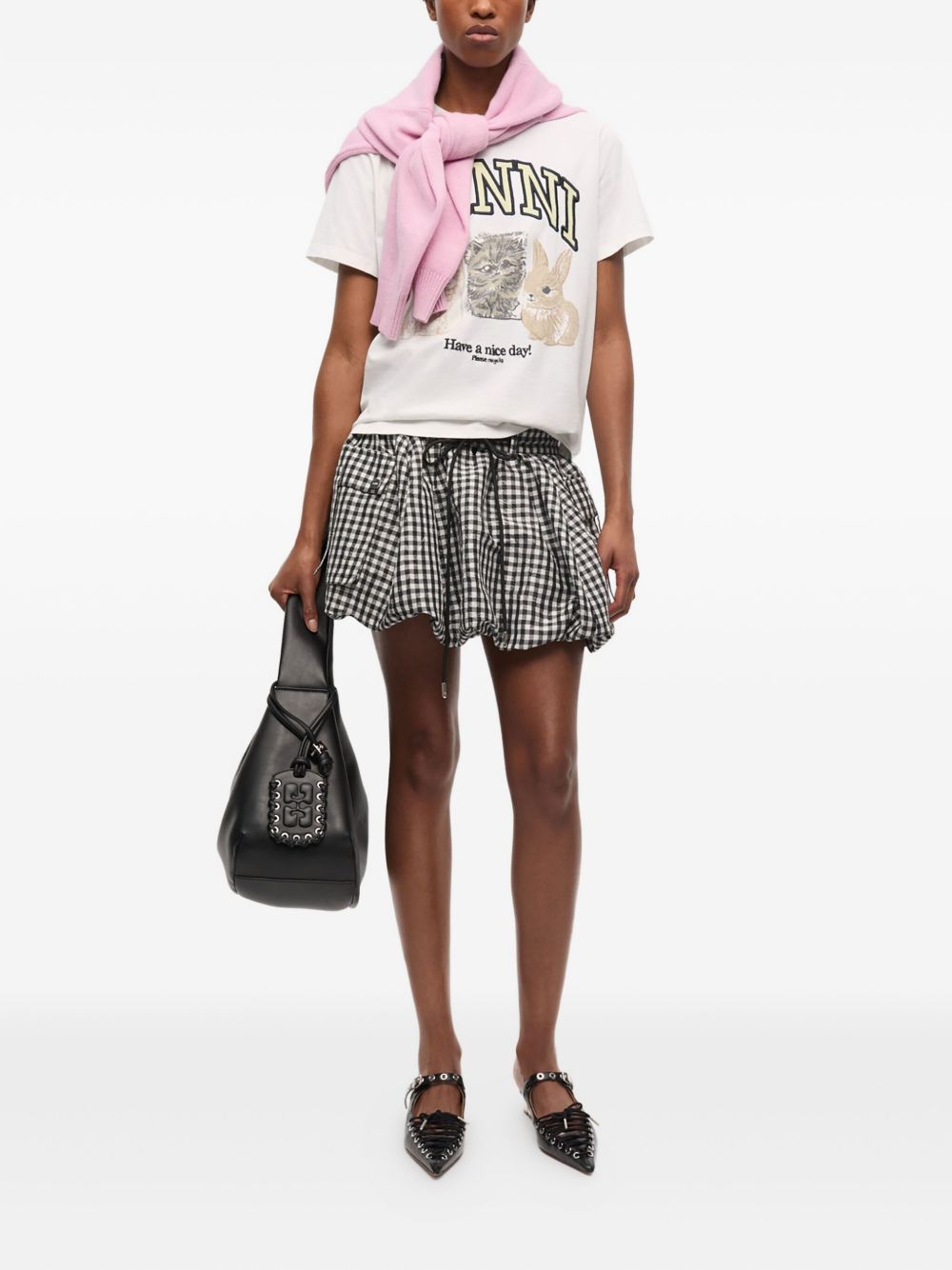 Ganni T-shirts and Polos - Light and natural | 6d842bd7859d726cfd4f28af0054ed22170576c3