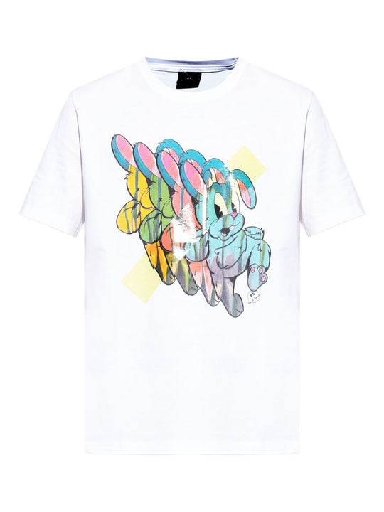 Bunny Repeat Cotton T-Shirt