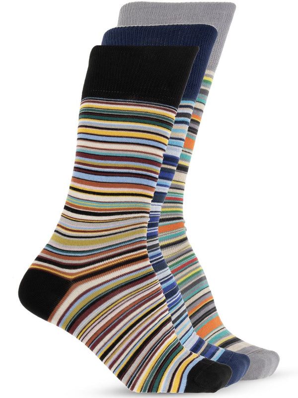 Signature Stripe Socks - 6 Pack