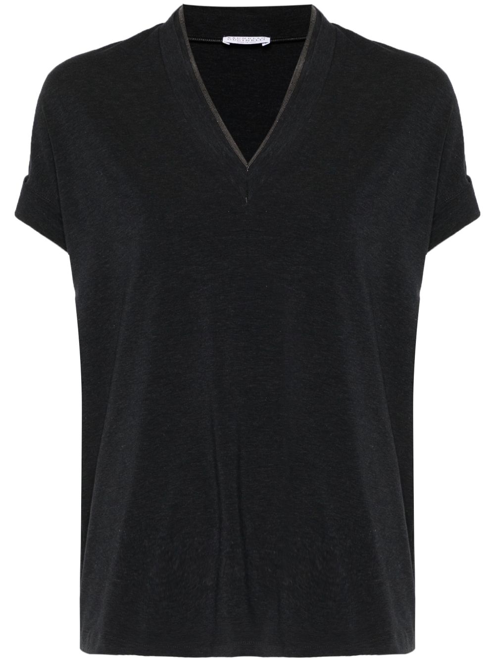 Brunello Cucinelli T-shirts and Polos - Blacks and greys | bfe0cb78feb616130eb9a29d92e08540ede4b248