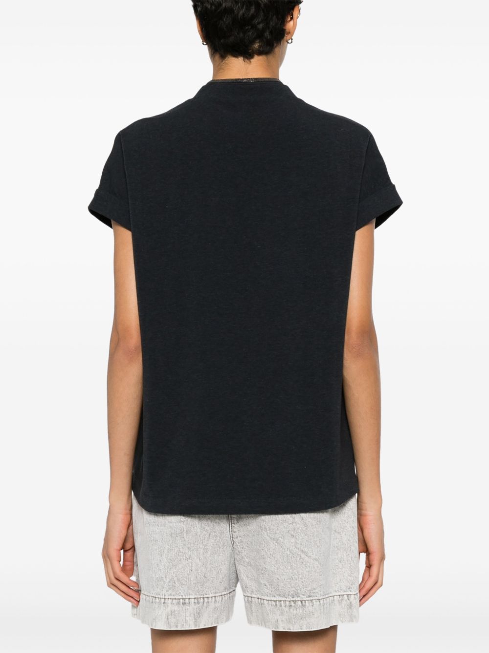 Brunello Cucinelli T-shirts and Polos - Blacks and greys | 4c979741e31a25c6bb36d983914ee7d66903e595