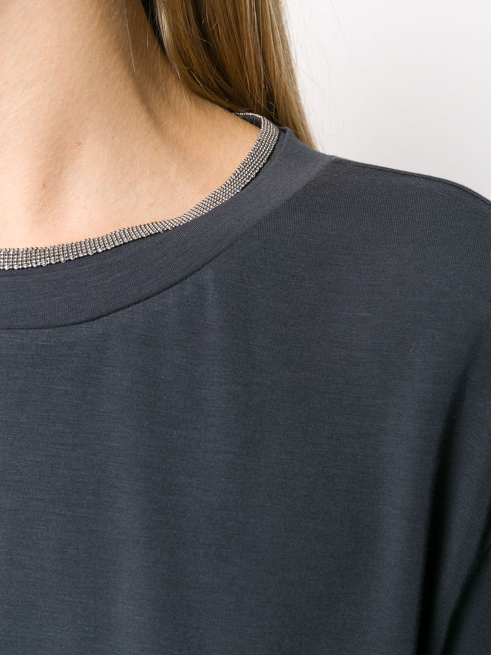 Brunello Cucinelli T-shirts and Polos - Blue and green | 10de1ee20ec45943f6805d4a32e1f708f44e0b79