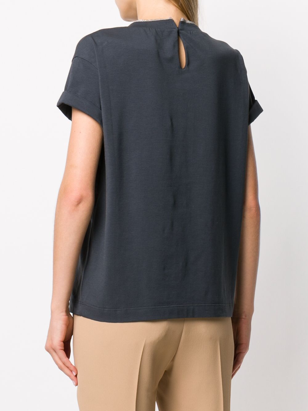 Brunello Cucinelli T-shirts and Polos - Blue and green | 0889aac8ddfa7684a5d5c4a9750e9b19deea9ea3