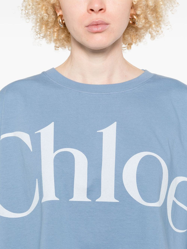 Chloè T-shirts and Polos - Blue and green | d69c53758eab22861a503e6313380ed5346b07fc
