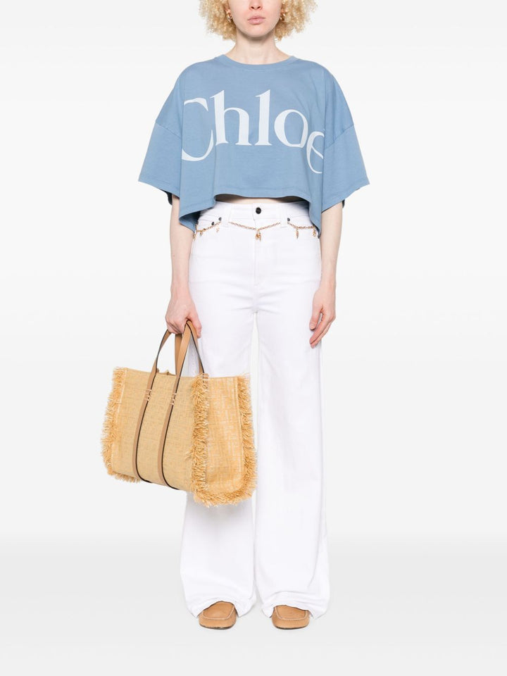 Chloè T-shirts and Polos - Blue and green | 855abcc5c5619a20350de037566a39c3060a22a9