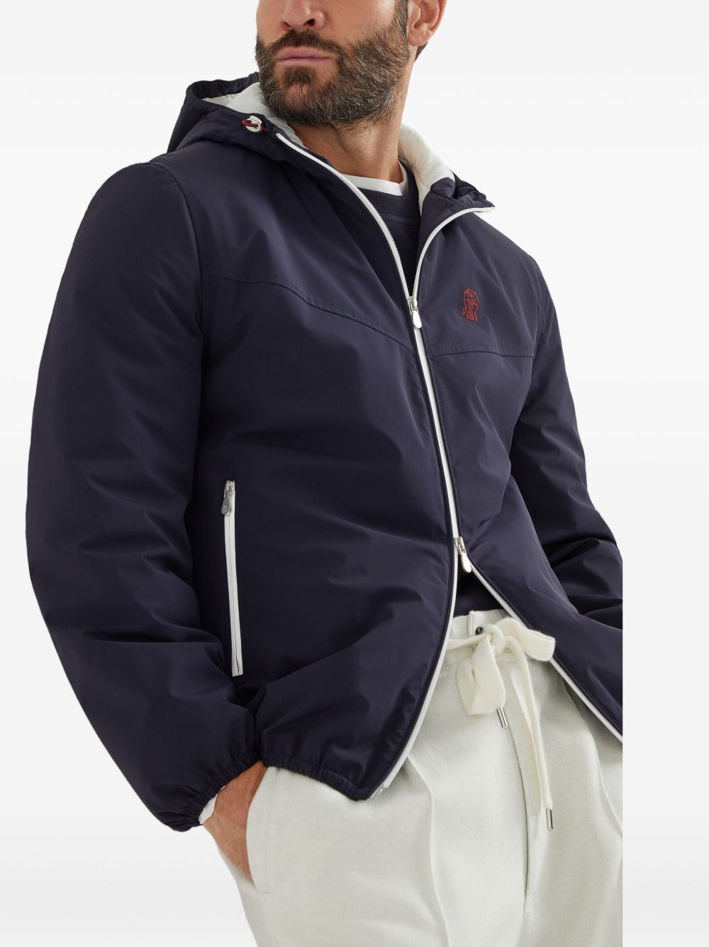 Brunello Cucinelli Coats - Blue and green | e140bc2e89688e5de4fdf72b979599a39e5b8950