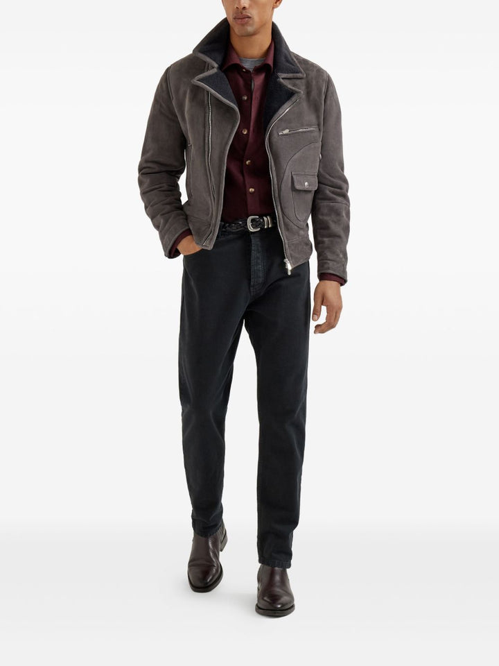 Brunello Cucinelli T-shirts and Polos - Blacks and greys | adb133ce33f431615457aae2c5e40ade16d29cfe